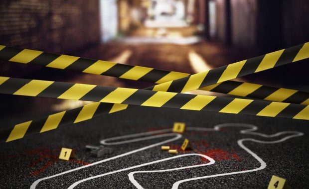 crime scene of a murder case